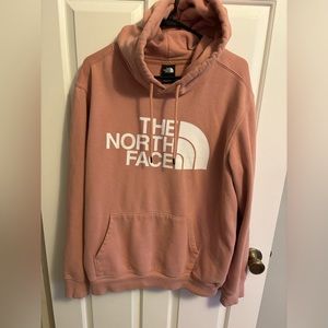 light pink men’s worn hoodie
